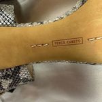 Vince Camuto Tarma Faux Snakeskin Leather Dress Sandals Open Toe Heels 8.5M Photo 7