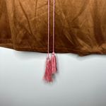 MISA Los Angeles  Brown MicroSuede Embroidered Top Blouse SZ XS Boho Hippie NWOT‎ Photo 5