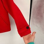 Talbots Women's Petite Notch Lapel Double Breasted Red Blazer Jacket Size 14P Photo 6