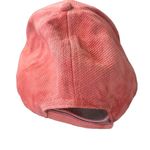 Anthropologie  Pink & White 100% Polyester Tie Dye Baseball Style Hat One Size. Photo 1