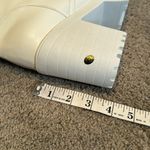 Women’s White Lace Up Chunky Heeled Boots Size 11 (42 EU) NEW White Photo 9