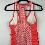 Lola by AFG Peach Geometric Athletic Racerback Dress Tennis Golf Sz Medium Orange Photo 8