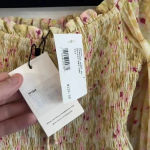 Faithfull the Brand 1112 NWT Faithful The Brand Isadora Puff Sleeve Crop Top Size US 2 Photo 5