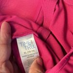 Time And Tru  Magenta Hot Pink V Wire V-Neck Ruched Swimsuit Size XL EUC #1369 Photo 6