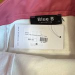 NWT Pink Fringe Faux Leather Skirt Photo 6