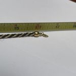 Trifari Women’s Signed  Gold Tone / Black Woven Rope Necklace / Bracelet Set Photo 7