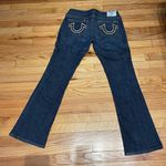 True Religion Bootcut Jeans light Distressed medium Wash western Cowgirl wide Flare leg vintage y2k riding moto biker Photo 4
