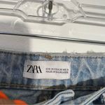 ZARA  High Waisted Ripped‎ Jeans Size 6 Photo 6