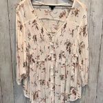 Torrid Smocked Gauze Blouse K3 Photo 0