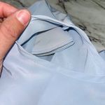 Karen Scott  | Short Sleeve Blouse Shoulder Pads Vintage | Blue | Womens | L Photo 3