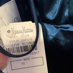 NWT Love by theia a line chiffon backless dress 10 black blue cocktail dress Photo 6