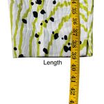 Bernard Zins Paris Aude Women's Pants 10 Made in France 100% Cotton Summer Chic Green Photo 7