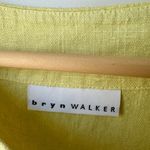 Bryn Walker  Oversized Two-Toned Linen Top Photo 2