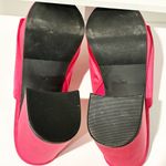 Torrid  Wide Width Hot Pink Satin Flared Platform Mule Open Toe Size 9WW Photo 4