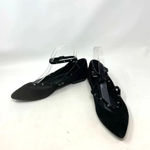 Rebecca Minkoff Faye Black Suede Studded Pointed Toe Flats Size US 7.5 Photo 4