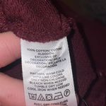 Lou & grey  Women’s Maroon Terry Shooting Star Crewneck Sweatshirt Size Medium Photo 5