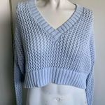 Aerie Offline by size XS blue V-Neck cropped pullover Sweater Photo 0