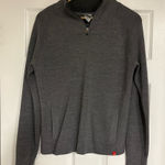 The North Face The North‎ Face Gray Wool Blend 1/4 Zip Pullover Size Large Photo 0