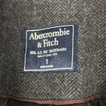 Abercrombie & Fitch  Pea Coat Womens Small Wool Blend Herringbone Double Breasted Photo 2