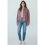 American Eagle Cropped Corduroy Jacket Womens Size Large Raw Hem Casual Weekend Photo 6