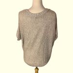 Alice + Olivia #510 Linen Metallic Blend Loose Fit Sweater Photo 5