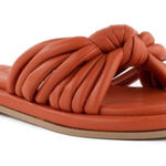 Seychelles Size 7.5 Orange Simply The Best Flat Sandals New SummerResort Coastal Photo 0