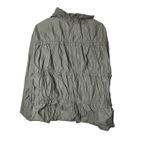 Chico's ‎ size XL olive colored crinkled Jacket Photo 6