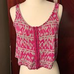 PacSun Kirra For  Pink & Gray Tribal Print Tank Top Photo 1