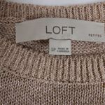 Loft New!  Shimmer Dolman Sweater Tee, color:‎ Rose Gold Photo 10