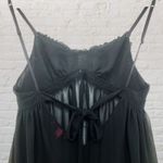 Betsey Johnson Black Babydoll Nightgown Size S Photo 4