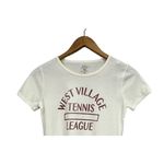 J.Crew NWT West Village Tennis League Short Sleeve T-Shirt XXS Cream #2918 Photo 2