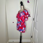 Jessica Simpson Norah Red Blossom Floral Ruffled Stretch Romper Size XS Photo 9