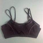 Good American Womens Black Keyhole Adjustable Unpadded Wireless Sports Bra 2/med Photo 0
