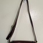 Vintage Stone Mountain Leather Handbag Dark Brown Photo 3