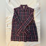 Duluth Trading Co Free Swingin’ Women’s Flannel | XS Purple Photo 1