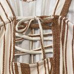 Derek Heart  Striped Romper Small NWT Photo 2