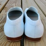 Talbots White Leather Flats Minimalist Design Photo 3