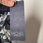 Rachel Roy  Top Women 2XL NWT Black Floral Short Sleeve Garden Maximalist Career Photo 4