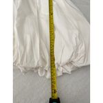 AQUA  White Sleeveless Mini Dress Square Neck Party Cocktail Scalloped‎ Hem Photo 6