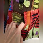 Rising International Distressed Intentionally Faded Long Sleeve Zip Up Jacket Size L Photo 5