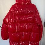 Juicy Couture Black List Red Puffer Coat Photo 4