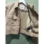 Ba&sh  Flint Pocket Jacket Cropped Shacket Sable Minimalist Spring Button… Photo 9
