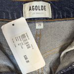 AGOLDE NWT  Riley High Rise Straight Leg Button Fly Jeans Medium Wash Size 29 Photo 2