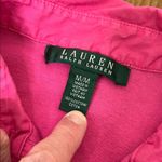 Ralph Lauren Women’s vintage 90s Pink 3/4 Sleeve  Polo Shirt size medium Photo 1