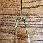 Jennifer Zeuner Gold Herringbone 18" with Pouch Elegant Flat Chain Necklace NWT Photo 5