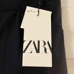 ZARA Wool Blend Elegant Black Trousers size M inseam 32” waist 32” brand new Photo 3