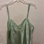 Morgan Taylor Mint Green Satin Slip Dress Pastel Photo 4