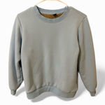 Sky Blue Women's Sherpa Lined Crewneck Sweatshirt Size Small Photo 0