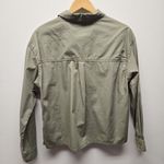 C&C California Womens Safari Shirt Army Green Button Front LS sz Lg 100% Cotton Photo 4