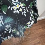 Lee Sau  Black Floral Georgina Maxi Dress Size 10 US $575 Photo 5